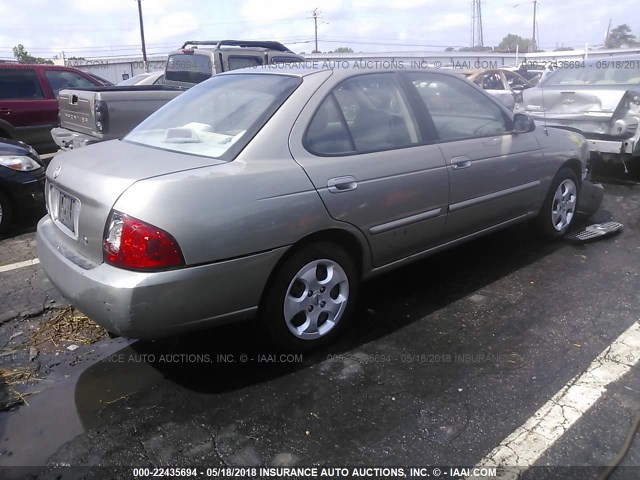 3N1CB51D76L603905 - 2006 NISSAN SENTRA 1.8/1.8S Champagne photo 4