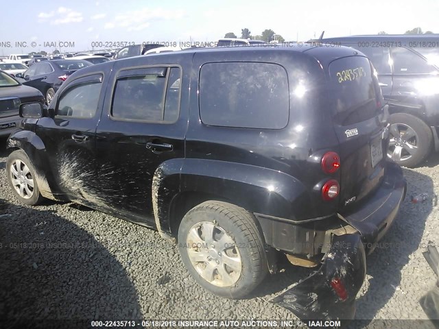 3GNBAADB4AS603431 - 2010 CHEVROLET HHR LS BLACK photo 3