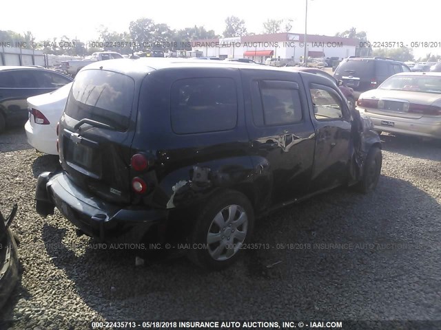 3GNBAADB4AS603431 - 2010 CHEVROLET HHR LS BLACK photo 4