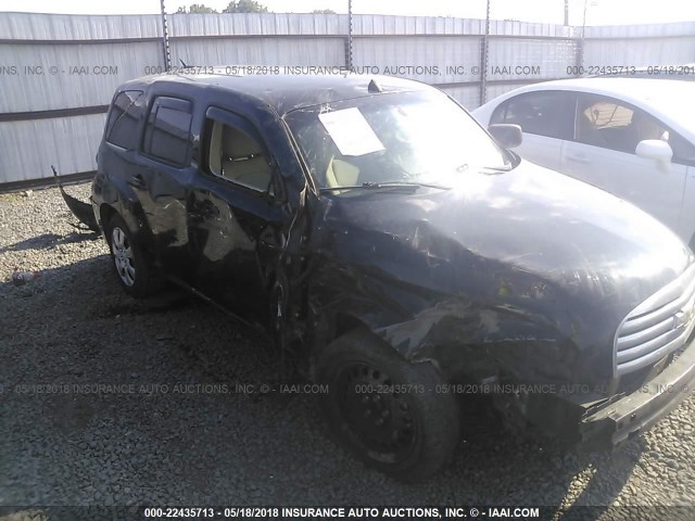 3GNBAADB4AS603431 - 2010 CHEVROLET HHR LS BLACK photo 6