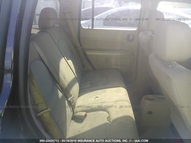3GNBAADB4AS603431 - 2010 CHEVROLET HHR LS BLACK photo 8