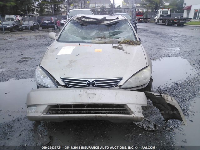 4T1BF30K66U621878 - 2006 TOYOTA CAMRY LE/XLE/SE 金色 照片 6