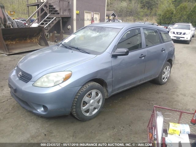 2T1LR32E55C354610 - 2005 TOYOTA COROLLA MATRIX XR BLUE photo 2