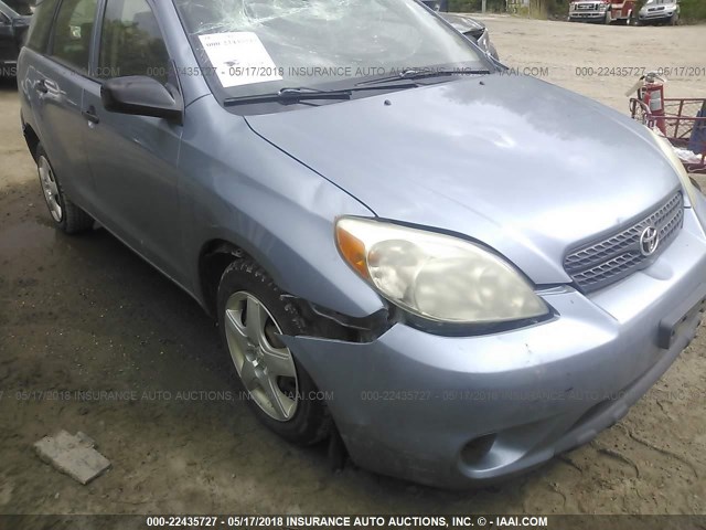 2T1LR32E55C354610 - 2005 TOYOTA COROLLA MATRIX XR BLUE photo 6