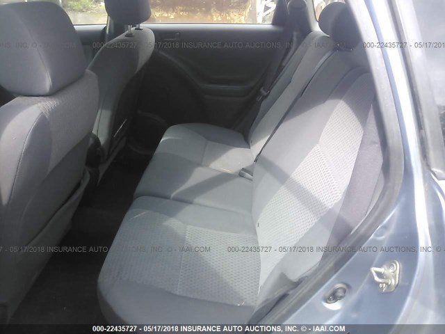 2T1LR32E55C354610 - 2005 TOYOTA COROLLA MATRIX XR BLUE photo 8