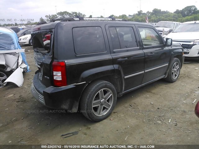 1J8FT48WX8D534797 - 2008 JEEP PATRIOT LIMITED BLACK photo 4