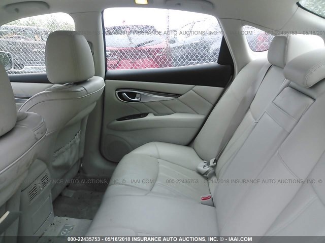 JN1BY1AR0CM395883 - 2012 INFINITI M37 X SILVER photo 8