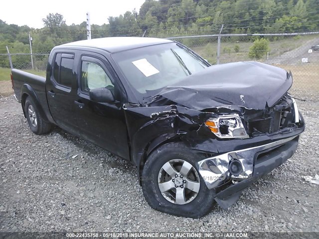 1N6AD0FV4AC416139 - 2010 NISSAN FRONTIER CREW CAB SE/CREW CAB LE BLACK photo 1