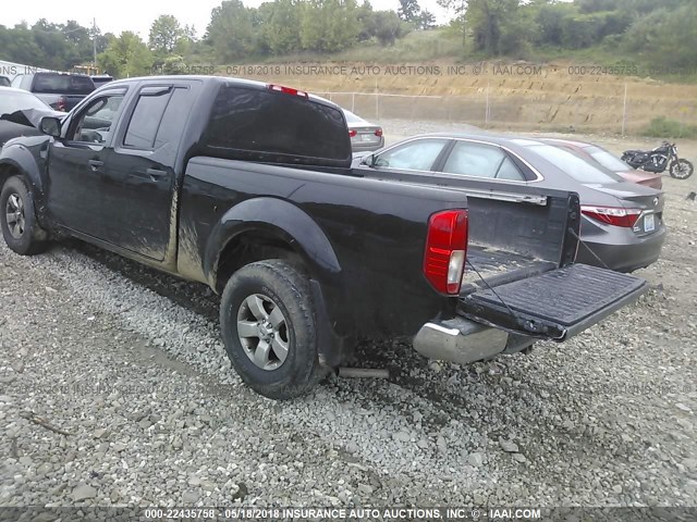 1N6AD0FV4AC416139 - 2010 NISSAN FRONTIER CREW CAB SE/CREW CAB LE BLACK photo 3