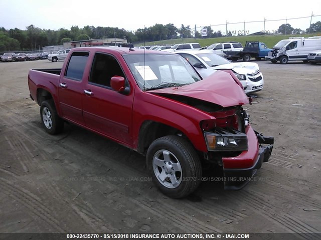 1GCDSCFE2C8161598 - 2012 CHEVROLET COLORADO LT RED photo 1