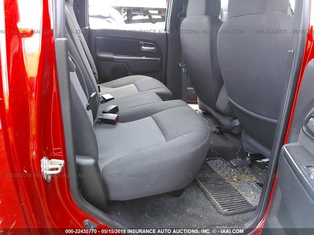 1GCDSCFE2C8161598 - 2012 CHEVROLET COLORADO LT RED photo 8