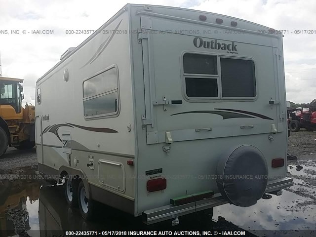 4YDT21P286G917444 - 2006 KEYSTONE OUTBACK WHITE photo 3