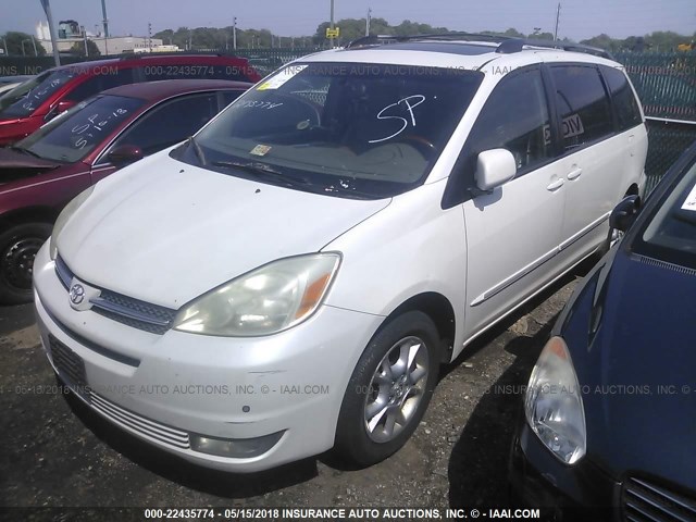 5TDBA22C54S025164 - 2004 TOYOTA SIENNA XLE/XLE LIMITED WHITE photo 2