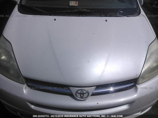 5TDBA22C54S025164 - 2004 TOYOTA SIENNA XLE/XLE LIMITED WHITE photo 6