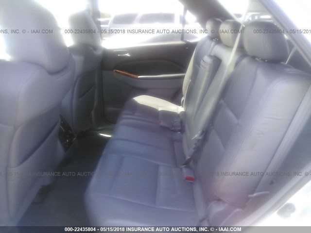 2HNYD18884H539209 - 2004 ACURA MDX TOURING SILVER photo 8