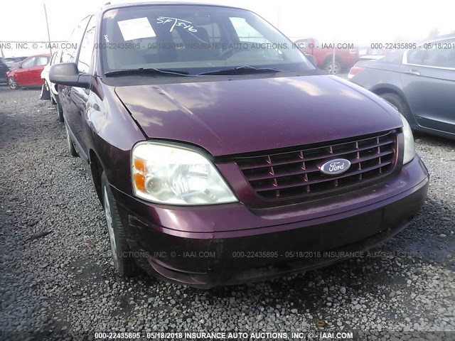 2FMZA51617BA02218 - 2007 FORD FREESTAR SE BURGUNDY photo 6