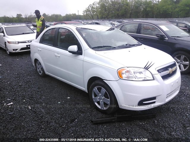 KL1TD5DE8BB184283 - 2011 CHEVROLET AVEO LS/LT 白色 照片 1