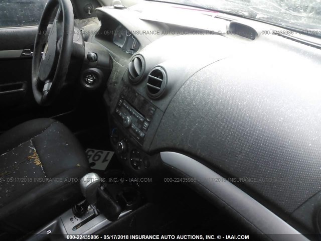 KL1TD5DE8BB184283 - 2011 CHEVROLET AVEO LS/LT 白色 照片 5