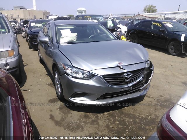 JM1GJ1U67F1176689 - 2015 MAZDA 6 SPORT SILVER photo 1