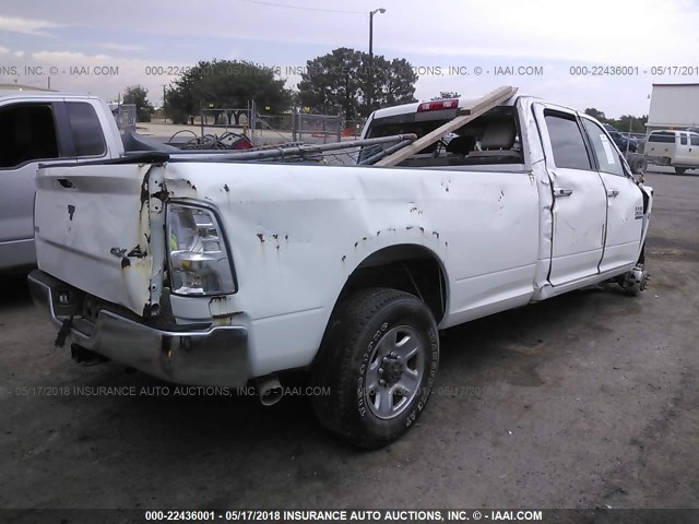 3C6UR5JL7FG556962 - 2015 RAM 2500 SLT WHITE photo 4