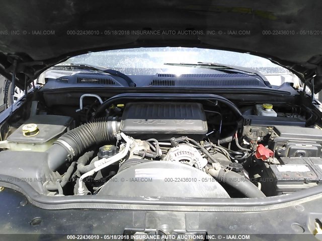 1J8HH48N36C226262 - 2006 JEEP COMMANDER BLACK photo 10