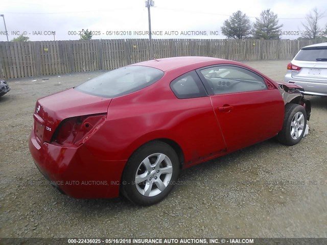 1N4AL24E18C238467 - 2008 NISSAN ALTIMA 2.5S RED photo 4