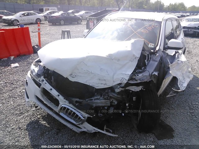 5UXWX9C57F0D45490 - 2015 BMW X3 XDRIVE28I WHITE photo 6