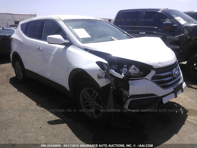 5NMZT3LB8HH003978 - 2017 HYUNDAI SANTA FE SPORT  WHITE photo 1