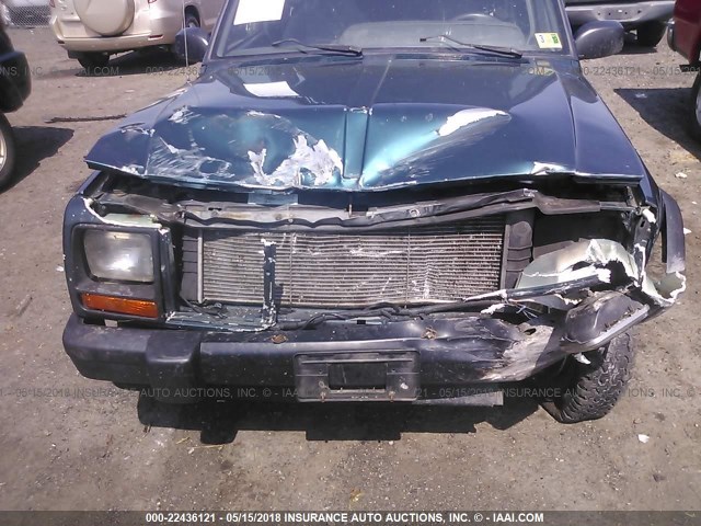 1J4FJ68S9WL135446 - 1998 JEEP CHEROKEE SPORT/CLASSIC მწვანე ფოტო 6