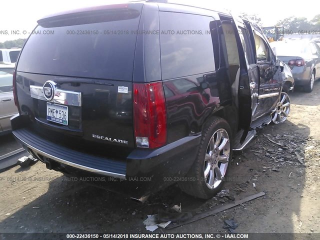 1GYEC63807R402294 - 2007 CADILLAC ESCALADE LUXURY შავი ფოტო 4