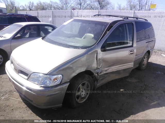 1GHDX03E7YD209898 - 2000 OLDSMOBILE SILHOUETTE Pewter photo 2