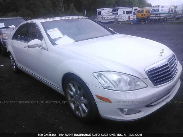 WDDNG86X28A199682 - 2008 MERCEDES-BENZ S 550 4MATIC WHITE photo 1