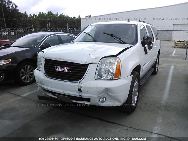 1GKS1KE09CR162689 - 2012 GMC YUKON XL C1500 SLT WHITE photo 6