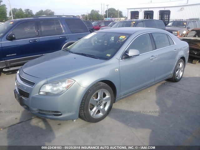 1G1ZH57B184294381 - 2008 CHEVROLET MALIBU 1LT 蓝色 照片 2