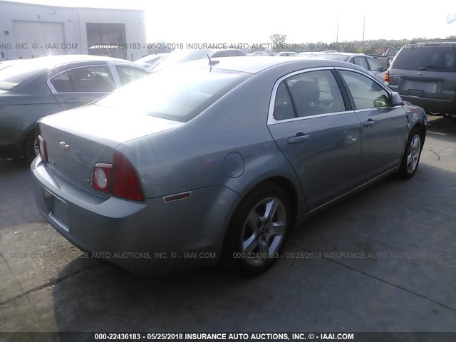 1G1ZH57B184294381 - 2008 CHEVROLET MALIBU 1LT 蓝色 照片 4