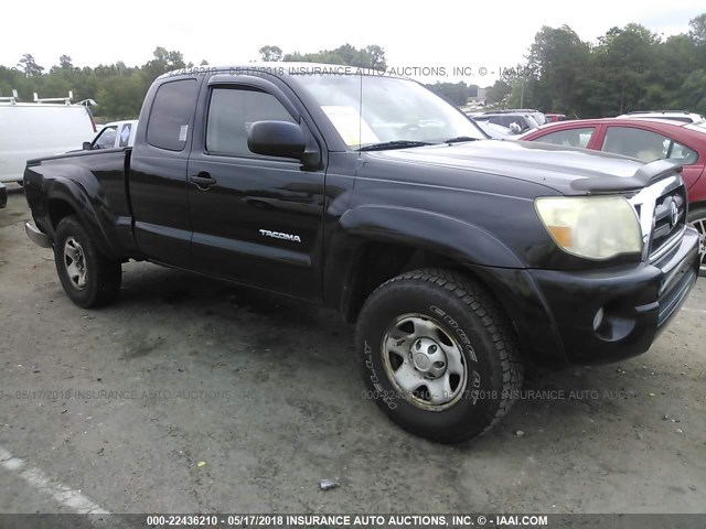 5TEUU42N36Z283542 - 2006 TOYOTA TACOMA ACCESS CAB Schwarz Foto 1