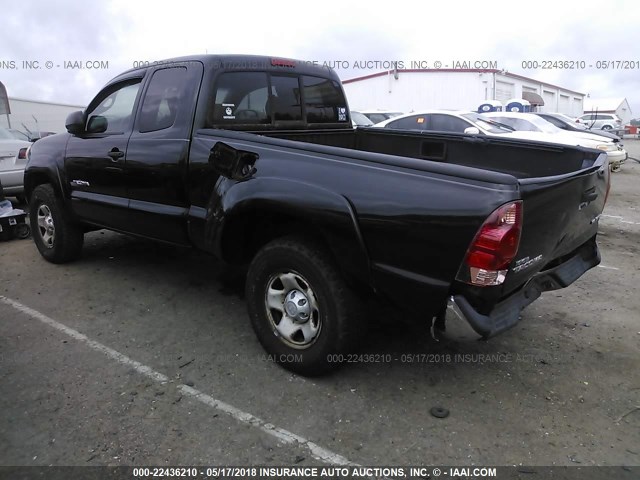 5TEUU42N36Z283542 - 2006 TOYOTA TACOMA ACCESS CAB Schwarz Foto 3