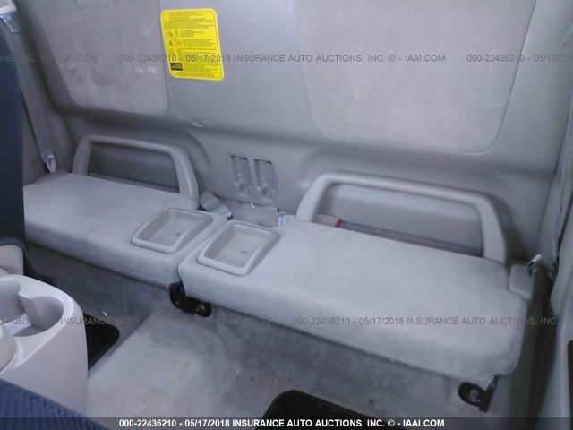 5TEUU42N36Z283542 - 2006 TOYOTA TACOMA ACCESS CAB BLACK photo 8