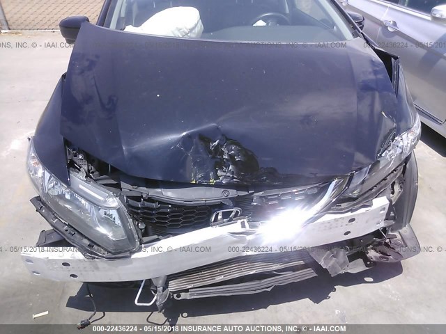 19XFB2F99EE243438 - 2014 HONDA CIVIC EXL შავი ფოტო 6