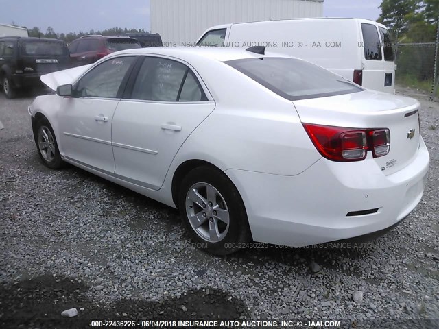 1G11B5SL6FU152149 - 2015 CHEVROLET MALIBU LS WHITE photo 3