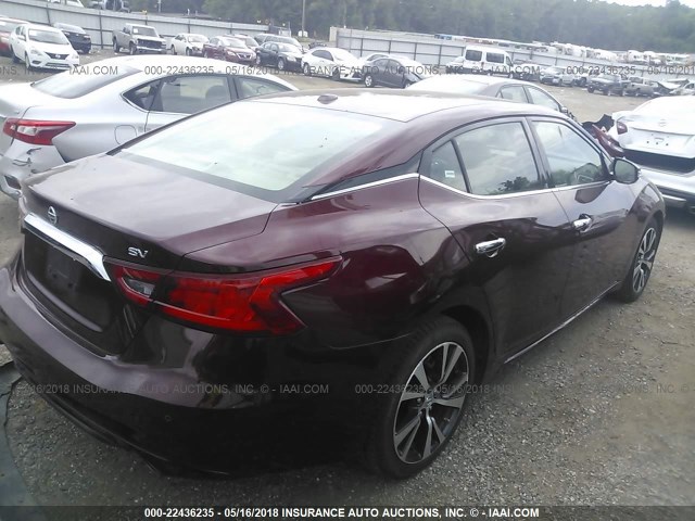 1N4AA6AP9HC426706 - 2017 NISSAN MAXIMA 3.5S/SV/SL/SR/PLAT RED photo 7