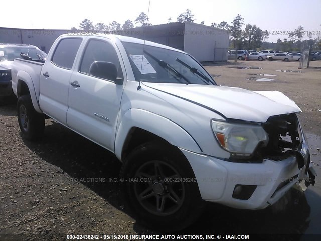 5TFJU4GN5CX025344 - 2012 TOYOTA TACOMA DOUBLE CAB PRERUNNER WHITE photo 1