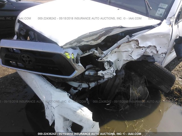 5TFJU4GN5CX025344 - 2012 TOYOTA TACOMA DOUBLE CAB PRERUNNER WHITE photo 6