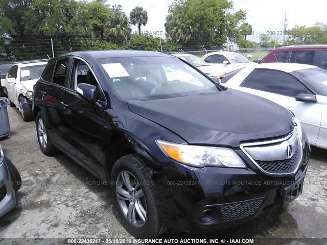 5J8TB4H37DL012665 - 2013 ACURA RDX BLACK photo 1