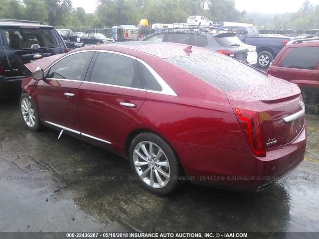 2G61S5S35D9157413 - 2013 CADILLAC XTS PREMIUM COLLECTION RED photo 3