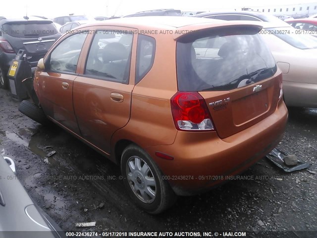 KL1TJ62614B223258 - 2004 CHEVROLET AVEO LS 橙色 照片 3