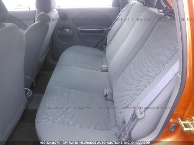 KL1TJ62614B223258 - 2004 CHEVROLET AVEO LS 橙色 照片 8