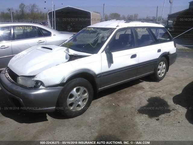 4S3BG6851X7631705 - 1999 SUBARU LEGACY OUTBACK/SSV/LIMITED/30TH WHITE photo 2