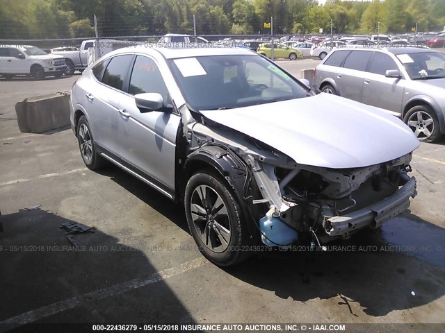 5J6TF2H58DL005548 - 2013 HONDA CROSSTOUR EXL GRAY photo 1