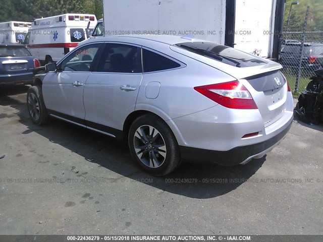 5J6TF2H58DL005548 - 2013 HONDA CROSSTOUR EXL GRAY photo 3